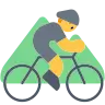 Dağ bisikletçisi Emoji 🚵 image - Tossface style