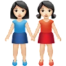 Women Holding Hands: Dark Skin Tone, Medium-Light Skin Tone Emoji 👩🏿‍🤝‍👩🏼 image - Apple style