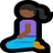Woman Kneeling: Medium-Dark Skin Tone