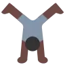 Person Cartwheeling: Dark Skin Tone Emoji 🤸🏿 image - Tossface style