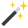 Magic Wand Emoji 🪄 image - Tossface style
