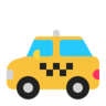 Emoji Taxi 🚕 image - Microsoft Classic 2D style