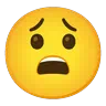 Yorgun yüz Emoji 😩 image - Google Noto Color Animated style