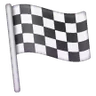 Drapeau en damier Emoji 🏁 image - Samsung style