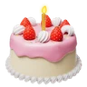 Emoji Torta di compleanno 🎂 image - Huawei Harmony OS style