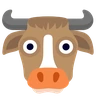 Emoji Faccia di mucca 🐮 image - Skype style