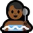 Man In Steamy Room: Medium-Dark Skin Tone