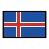 Flag: Iceland Emoji 🇮🇸 image - OpenMoji style