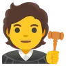 Judge Emoji 🧑‍⚖️ image - Google Noto Color style