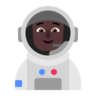 Astronaut: Dark Skin Tone Emoji 🧑🏿‍🚀 image - Microsoft Classic 2D style