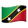 Flag: St. Kitts & Nevis Emoji 🇰🇳 image - Apple style