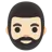 Man: Light Skin Tone, Beard