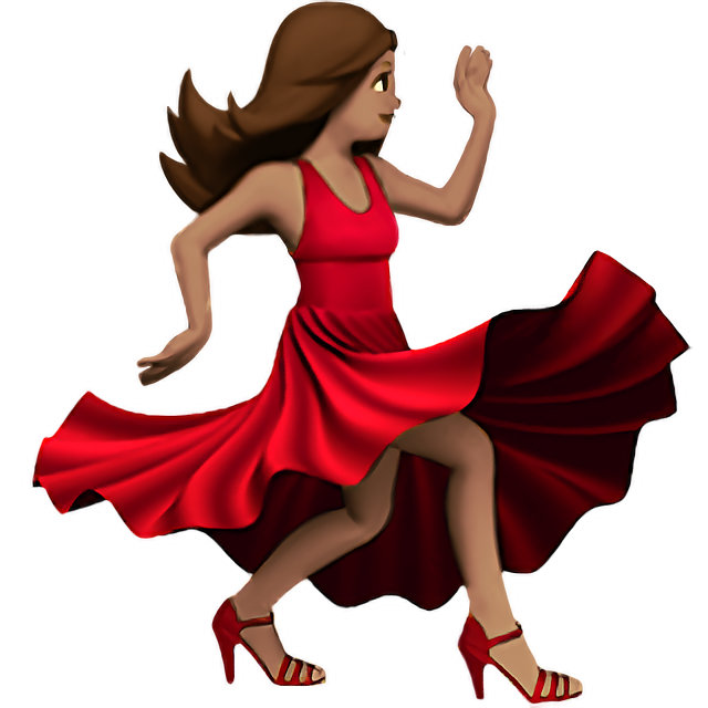 Woman Dancing: Medium Skin Tone