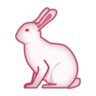 Emoji Nyúl 🐇 image - Emojidex style