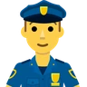 Woman Police Officer Emoji 👮‍♀️ image - Skype style