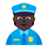 Police Officer: Dark Skin Tone