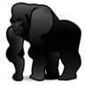 Emoji Gorilă 🦍 image - Emojidex style