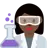 Woman Scientist: Dark Skin Tone