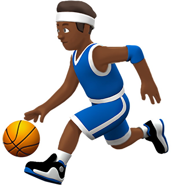 Man Bouncing Ball: Medium-Dark Skin Tone