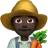 Man Farmer: Dark Skin Tone