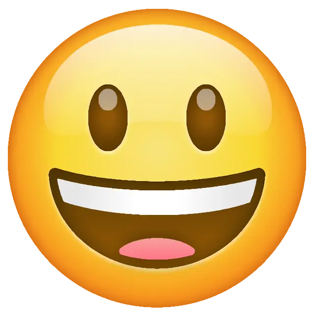 หน้ายิ้มด้วยการอ้าปาก
