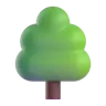 落葉樹 Emoji 🌳 image - Microsoft 3D Fluent style