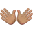 Open Hands: Medium Skin Tone