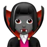 Woman Vampire: Medium-Dark Skin Tone Emoji 🧛🏾‍♀️ image - Apple style