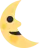Last Quarter Moon Face