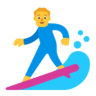 Man Surfing Emoji 🏄‍♂️ image - Microsoft Classic 2D style