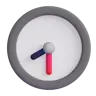 Eight-Thirty Emoji 🕣 image - Microsoft 3D Fluent style