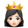 Princess: Light Skin Tone Emoji 👸🏻 image - Huawei Harmony OS style