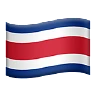 Flag: Costa Rica Emoji 🇨🇷 image - Apple style