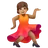 Woman Dancing: Medium Skin Tone