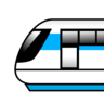 Rail léger Emoji 🚈 image - Emojidex style
