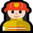 Woman Firefighter: Light Skin Tone