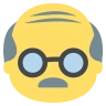 Vieil homme Emoji 👴 image - EmojiTwo style