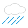 Nuvem com chuva Emoji 🌧 image - Emojidex style