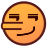 Visage couché Emoji 🤥 image - Emojidex style