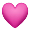 Cœur Rose Emoji 🩷 image - Huawei Harmony OS style