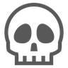 头骨 Emoji 💀 image - Docomo style