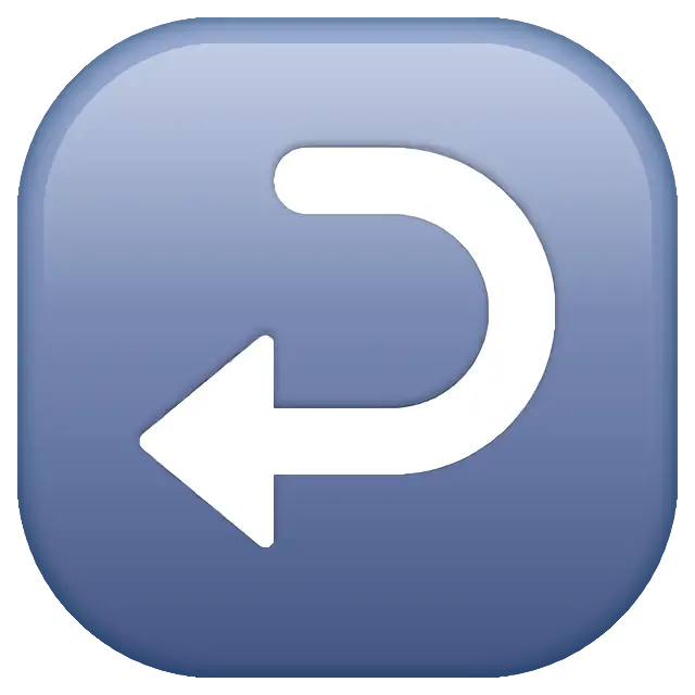 Right Arrow Curving Left