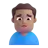 Man Frowning: Medium Skin Tone