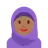 Woman With Headscarf: Medium-Dark Skin Tone