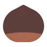 Châtaigne Emoji 🌰 image - Tossface style