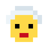 Man: White Hair Emoji 👨‍🦳 image - SerenityOS style