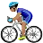 Man Biking: Medium Skin Tone