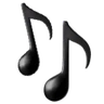 複数の音符 Emoji 🎶 image - Huawei Harmony OS style