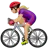 Woman Biking: Medium-Light Skin Tone