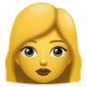 女人 Emoji 👩 image - Huawei Harmony OS style
